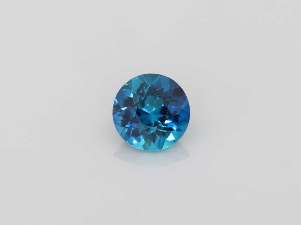 0.68ct Round Indicolite Blue Tourmaline