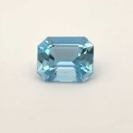3.56ct Emerald Cut Aquamarine, view 1