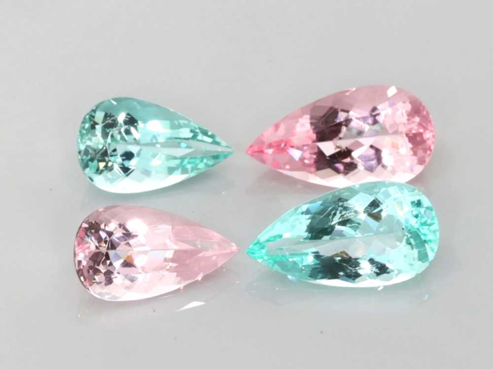 4.37ct Pear Shape Pink Morganite