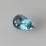 3.23ct Pear Shape Aquamarine, view 2