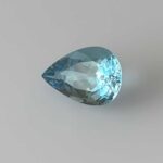 3.86ct Pear Shape Aquamarine, view 2