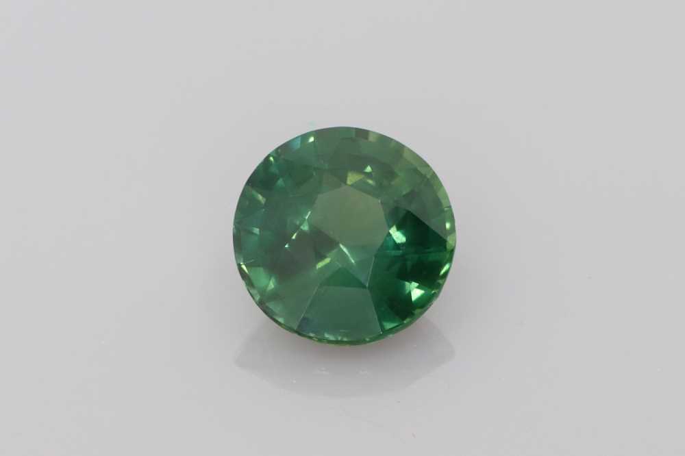 2.03ct Round Teal Sapphire