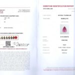 5.75ct Pear Shape Rubylite, view 3