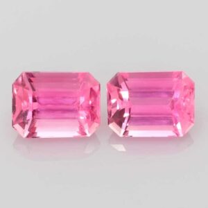 1.61ct Emerald Cut Pink Tourmaline