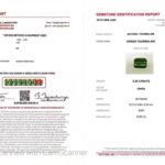 5.26ct Emerald Cut Green Tourmaline, view 3