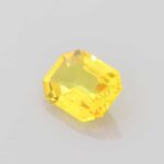 2.38ct Emerald Cut Yellow Sapphire, view 2