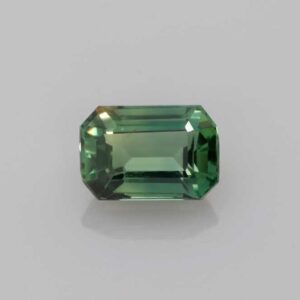 0.837ct Emerald Cut Teal Sapphire