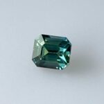 1.08ct Octagon Teal Sapphire, view 2