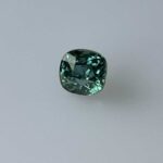 1.03ct Square (Antique) Cushion Teal Sapphire, view 2