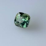 1.51ct Square (Antique) Cushion Teal Sapphire, view 2
