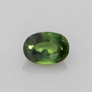 1.132ct Oval Green Sapphire