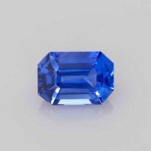 1.19ct Emerald Cut Blue Sapphire