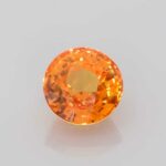 2.61ct Round Orange Sapphire, view 1
