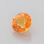 2.61ct Round Orange Sapphire, view 2