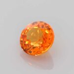 1.94ct Round Orange Sapphire, view 2