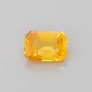 2.52ct Emerald Cut Yellow Sapphire