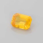 2.52ct Emerald Cut Yellow Sapphire, view 2
