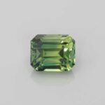 3.04ct Emerald Cut Green Sapphire, view 1