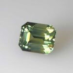 3.04ct Emerald Cut Green Sapphire, view 5