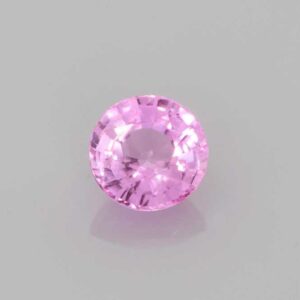 0.7ct Round Pink Sapphire