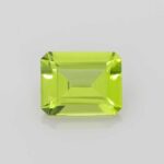 3.04ct Emerald Cut Peridot, view 1