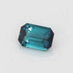 1.22ct Emerald Cut Teal Tourmaline (Blue/green), view 2