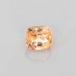 0.95ct Square (Antique) Cushion Peach Sapphire, view 1
