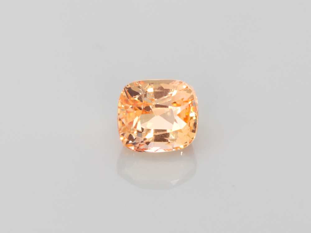 0.95ct Square (Antique) Cushion Peach Sapphire