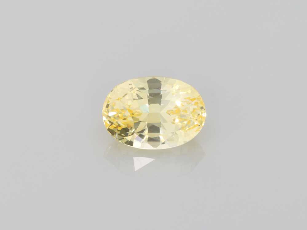 1.53ct Oval Yellow Sapphire