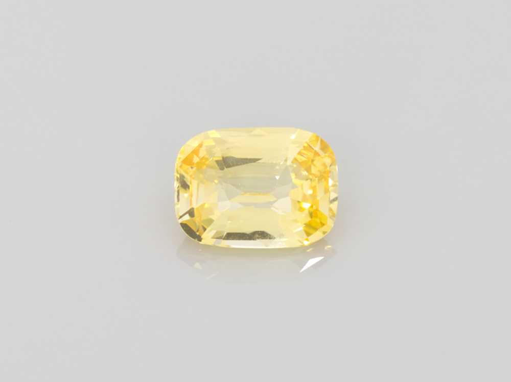 1.14ct Rectangular Cushion Yellow Sapphire