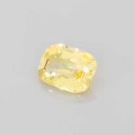 1.14ct Rectangular Cushion Yellow Sapphire, view 2