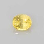 1.14ct Oval Yellow Sapphire, view 1