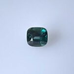 1.51ct Square (Antique) Cushion Teal Sapphire, view 1