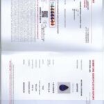 1.03ct Pear Shape Blue Sapphire, view 3