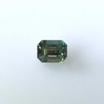 1.54ct Emerald Cut Teal Sapphire, view 1