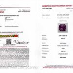 1.54ct Purple Sapphire, view 3
