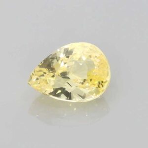 2.49ct Pear Shape Yellow Sapphire