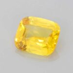 5.07ct Cushion Yellow Sapphire, view 2
