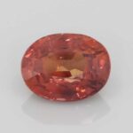 3.13ct Oval Champagne Sapphire, view 1