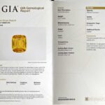 5.07ct Cushion Yellow Sapphire, view 3