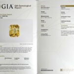 4.03ct Emerald Cut Yellow Sapphire, view 3