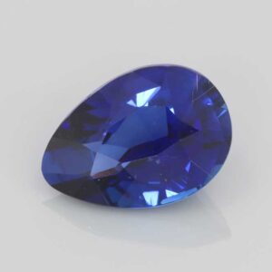 3.11ct Pear Shape Blue Sapphire