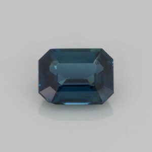 2.08ct Emerald Cut Blue Sapphire