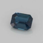 2.08ct Emerald Cut Blue Sapphire, view 2