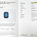 2.08ct Emerald Cut Blue Sapphire, view 3