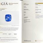 2.52ct Square (Antique) Cushion Blue Sapphire, view 3