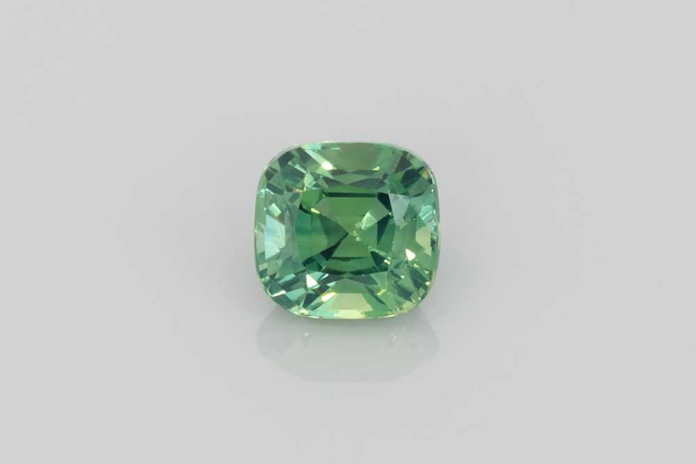 1.12ct Square (Antique) Cushion Teal Sapphire