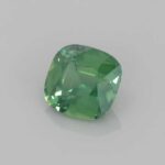 1.24ct Square (Antique) Cushion Teal Sapphire, view 2