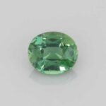 1.2ct Oval Teal Sapphire, view 1