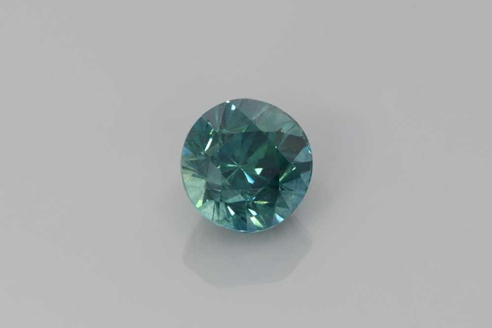 1.73ct Round Teal Sapphire